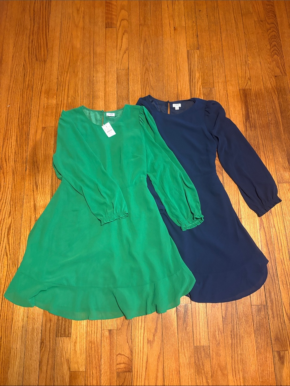 J. Crew Bright Green Shift Dress